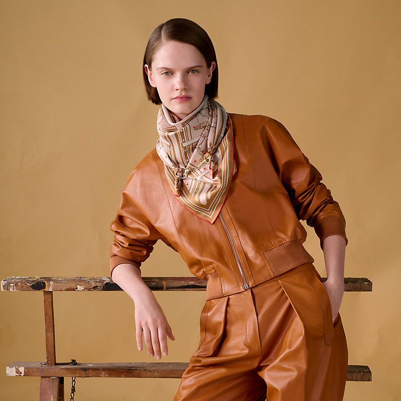 Lenço 90 dupla face Couvertures et Tenues de Jour Bandana | Hermès